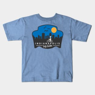 Indianapolis By Bike - Slow Ride Kids T-Shirt